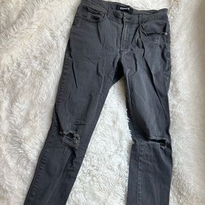 Express gray jeans